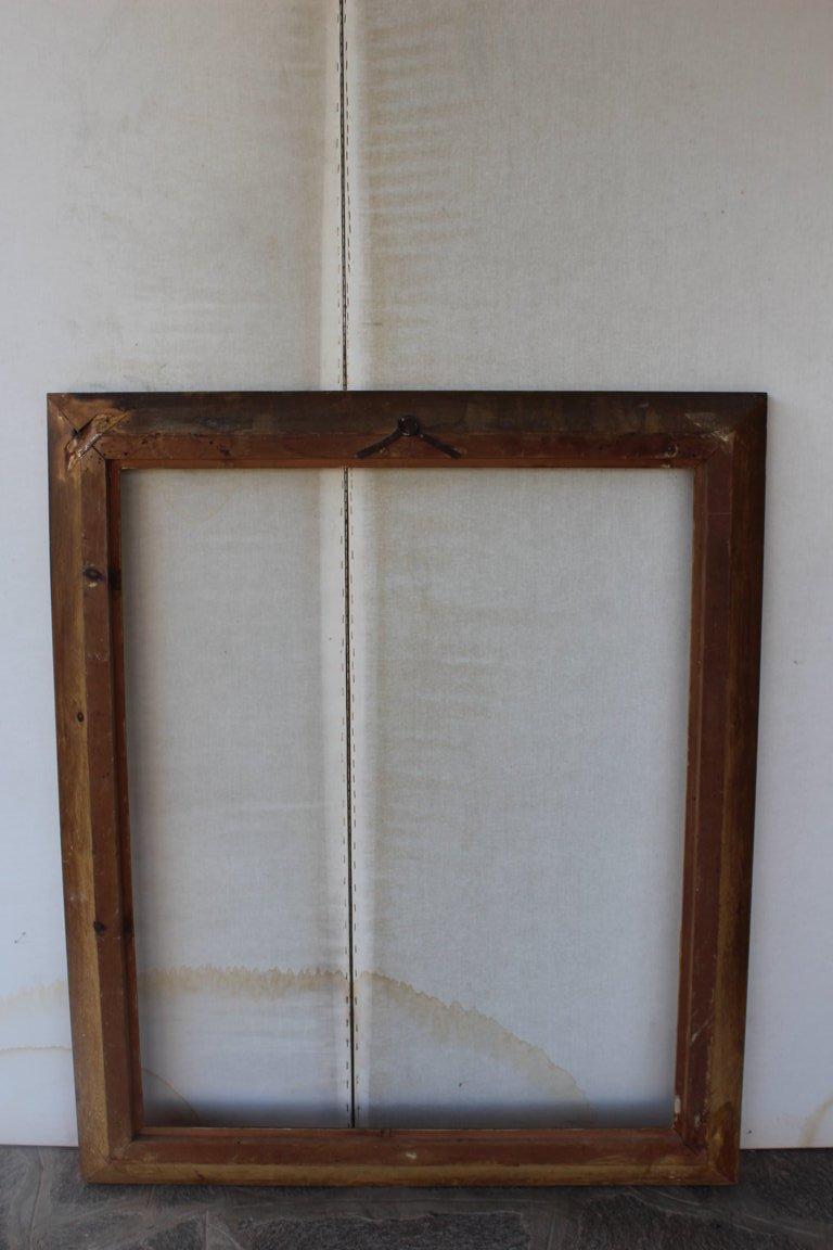 Large Italian Frame Of Restoration Period XIX Century-photo-3