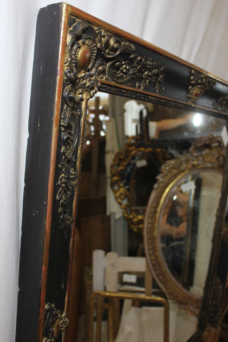 Miroir Ancien De Cheminée 100 X 106 Cm-photo-4