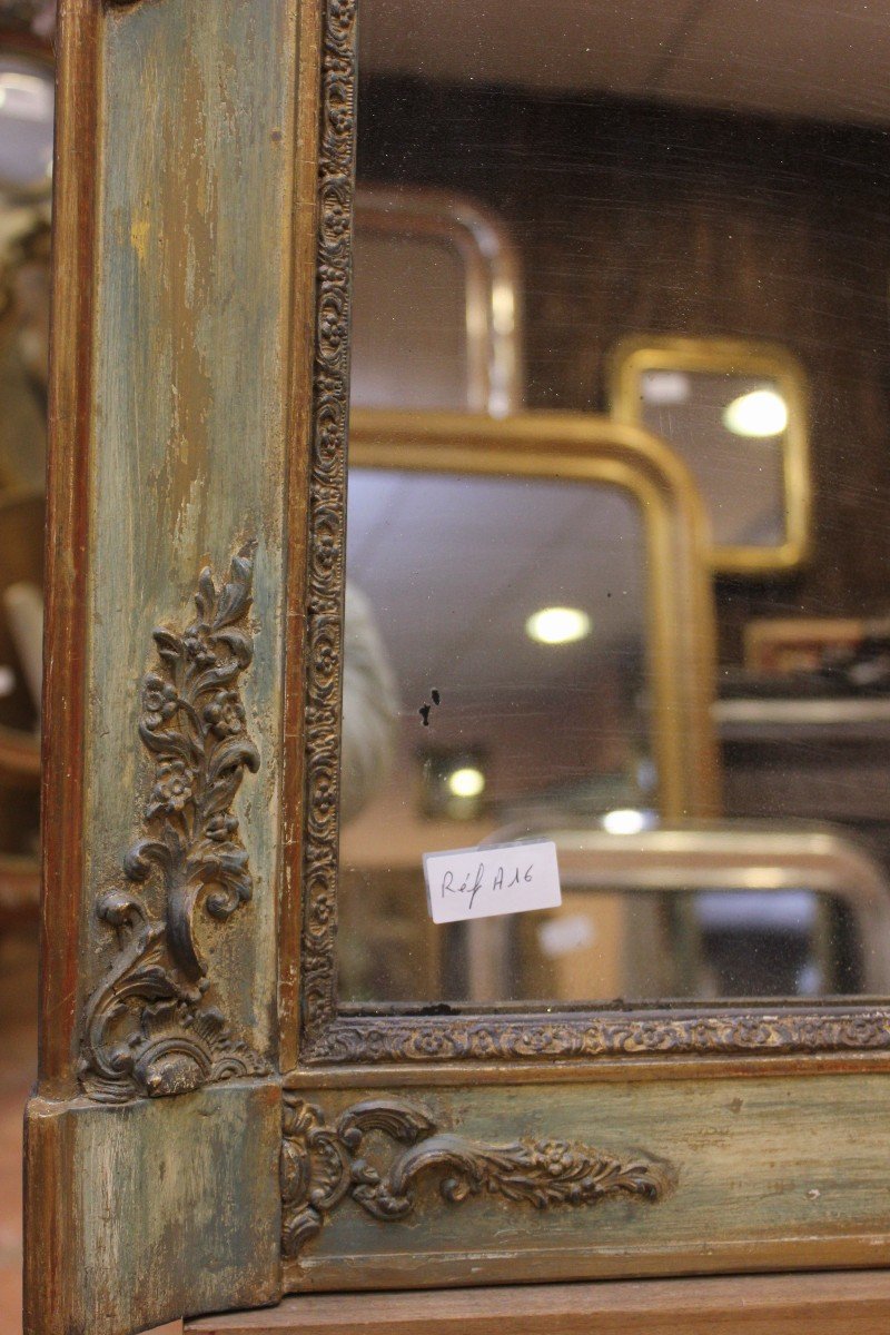 Old Patina And Mercury Mirror 70 X 82-photo-3