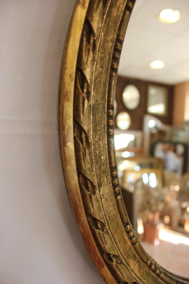 Small Oval Mirror 39 X 49 Cm-photo-3