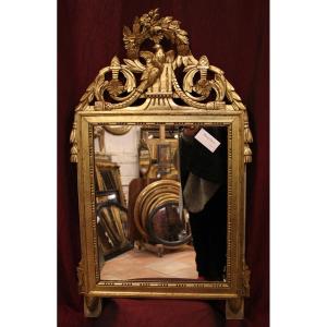 55 X95 Cm Miroir De Mariage Style Louis XVI, décor couple d'oiseaux