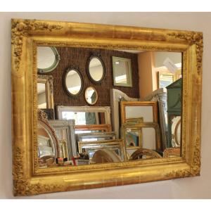 Antique Gold Leaf Rectangle Mirror 65 X 81 Cm