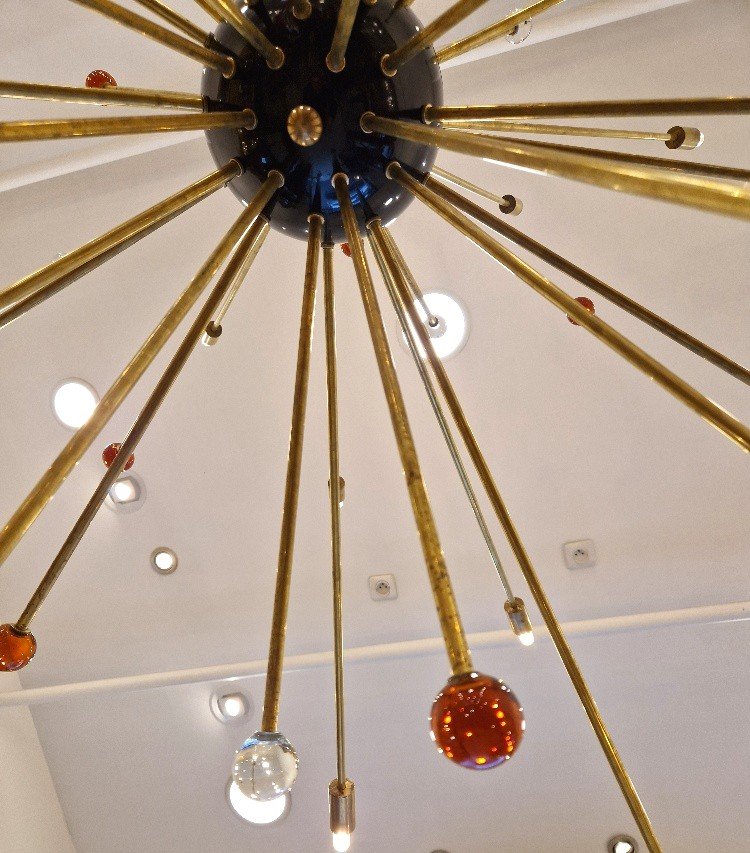 Murano Sputnik Chandelier 180*150cm 24 Lights -photo-1