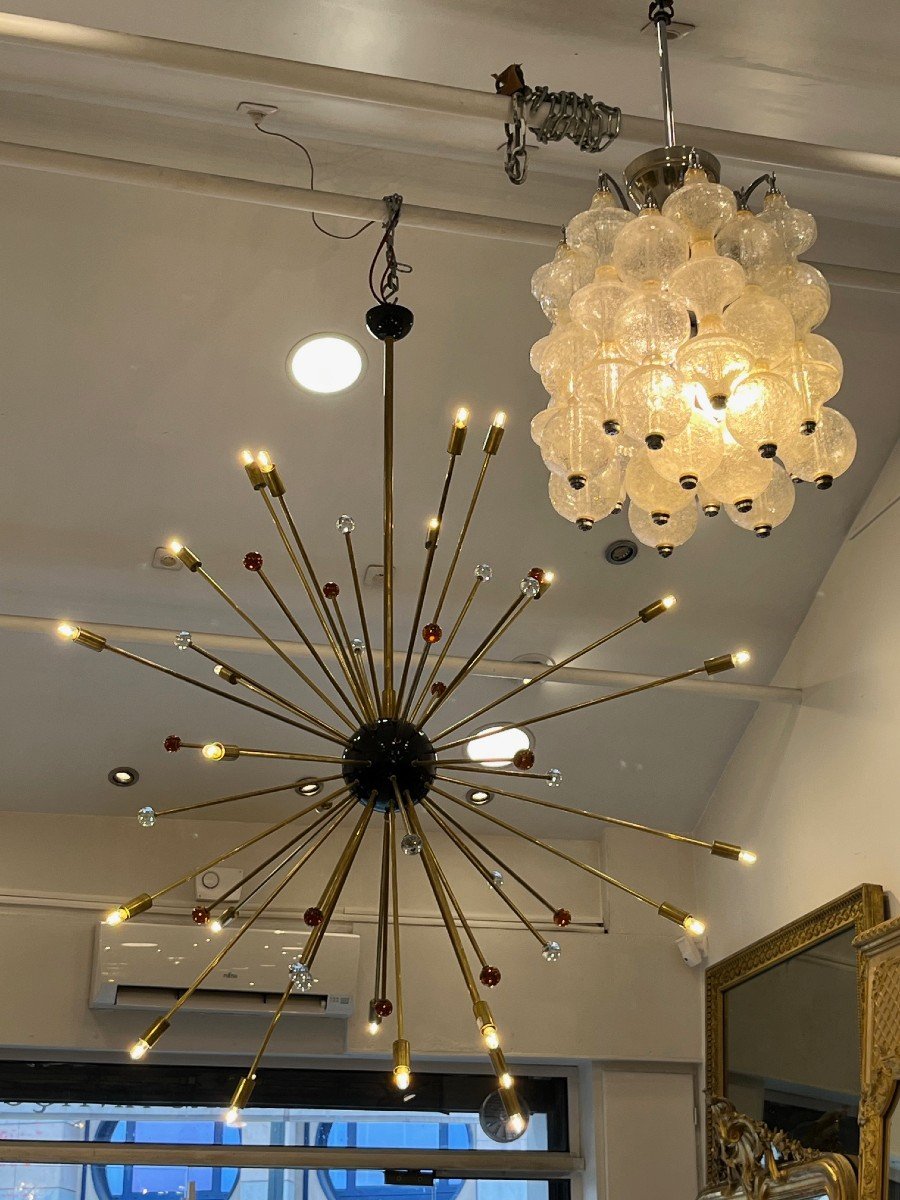 Murano Sputnik Chandelier 180*150cm 24 Lights -photo-4