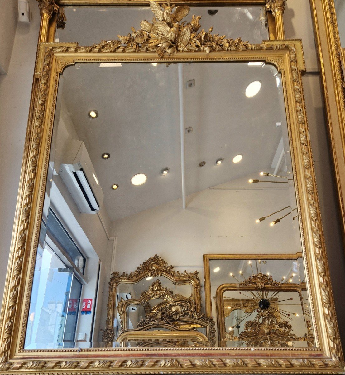 Miroir Louis XVI  132*175cm-photo-4
