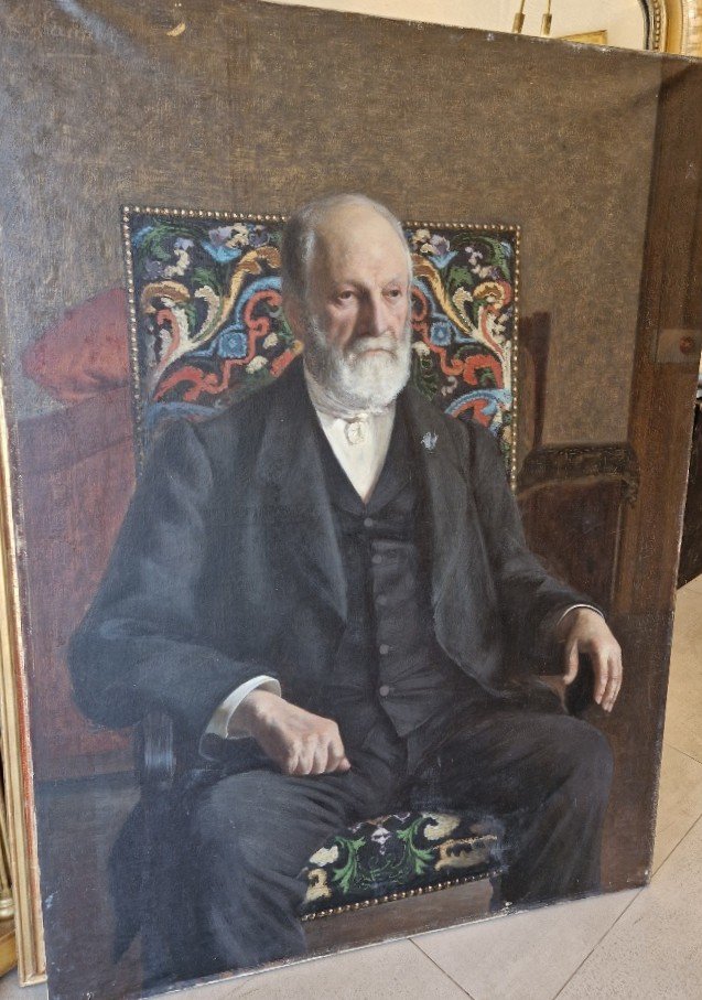 Painting Portrait Charles Launay