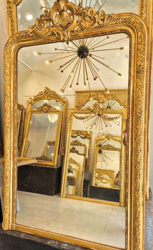 Louis Philippe Gold Mirror 104*164cm-photo-1