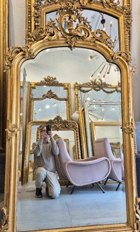 Louis XV Mirror 115*185cm-photo-5