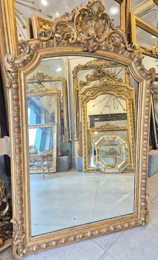 Miroir ancien Napoléon III  110*157cm-photo-4