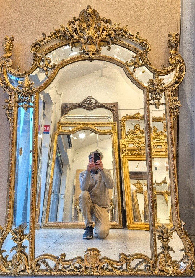 Louis XV Regency Mirror 120*160cm-photo-3