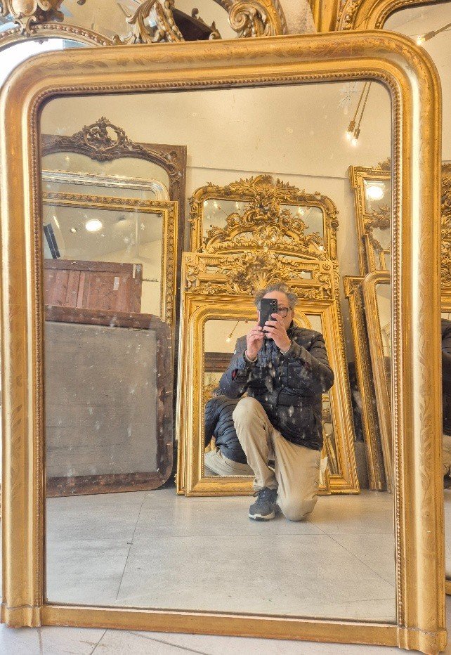 Louis Philippe Gold Mirror 96*128cm-photo-3