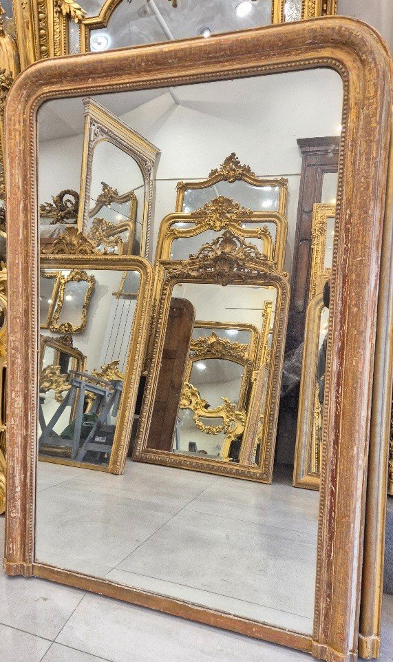 Miroir Louis Philippe grec glace de cheminée  110*162cm-photo-3