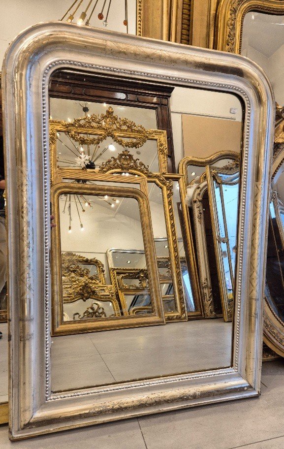 Louis Philippe Silver Mirror 80*110cm-photo-2