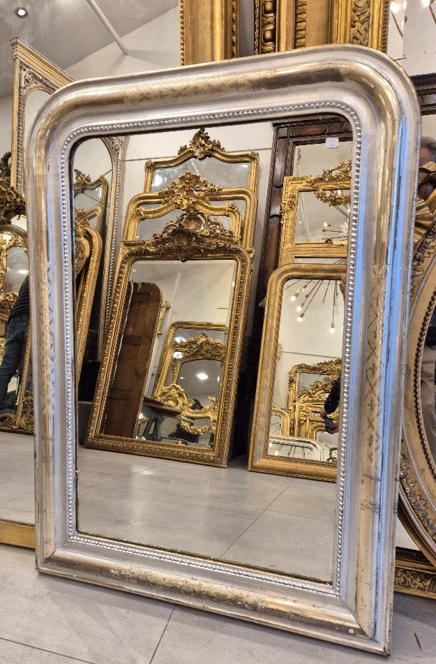 Louis Philippe Silver Mirror 80*110cm-photo-4