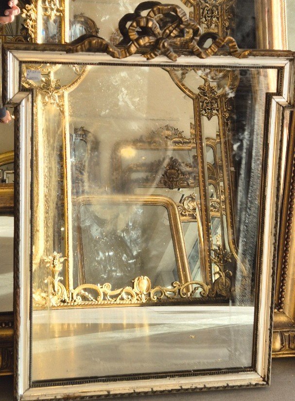 Pair Of Louis XVI Knot Mirrors 47*65 Cm-photo-4