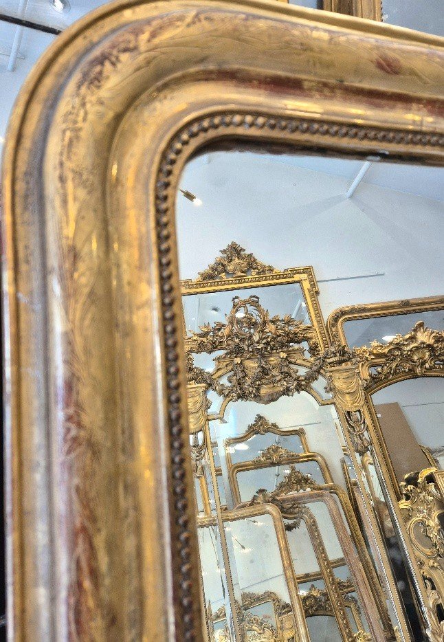 Louis Philippe Gold Mirror 108*155cm-photo-2