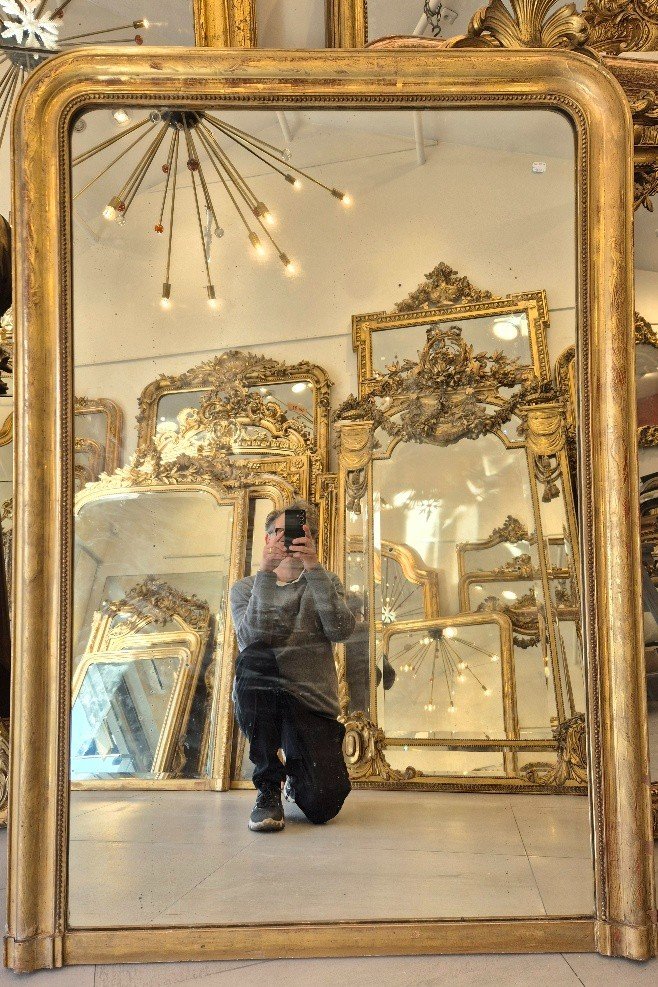 Louis Philippe Gold Mirror 108*155cm-photo-4