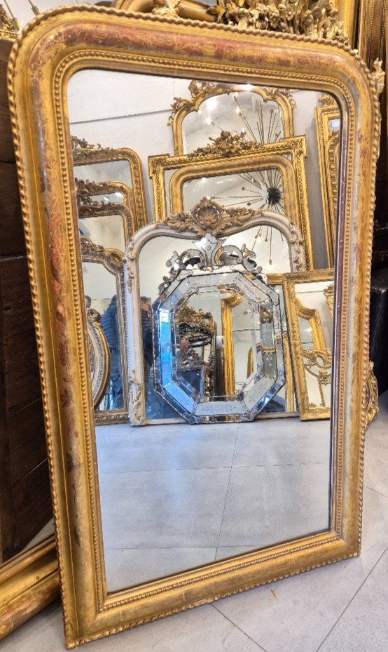 Miroir Louis Philippe Glace Mercure 88*143 Cm