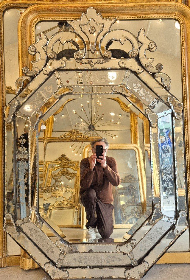 Venice Mirror Napoleon III 95-140cm-photo-3