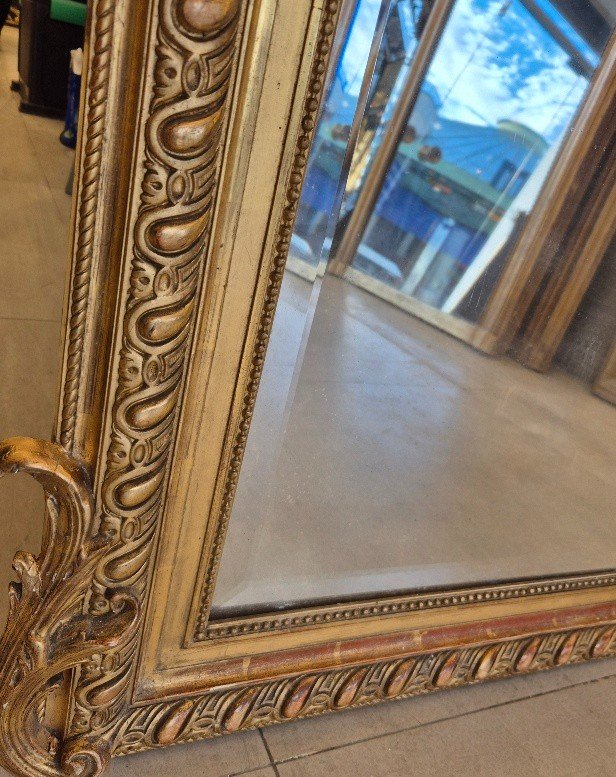 Napoleon III Gilded Mirror 120*175cm-photo-5