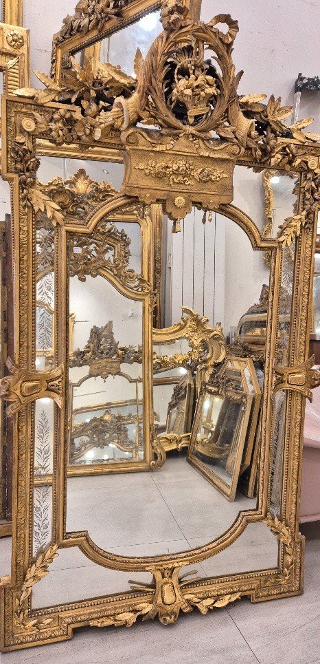 Miroir Napoléon III  98*178cm-photo-4