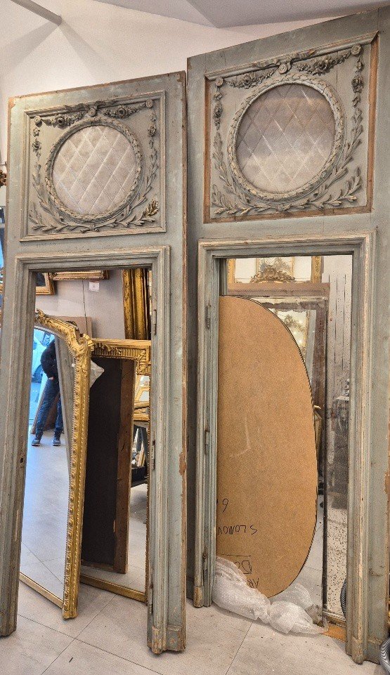 Pair Of Louis XVI Woodwork 108*282cm