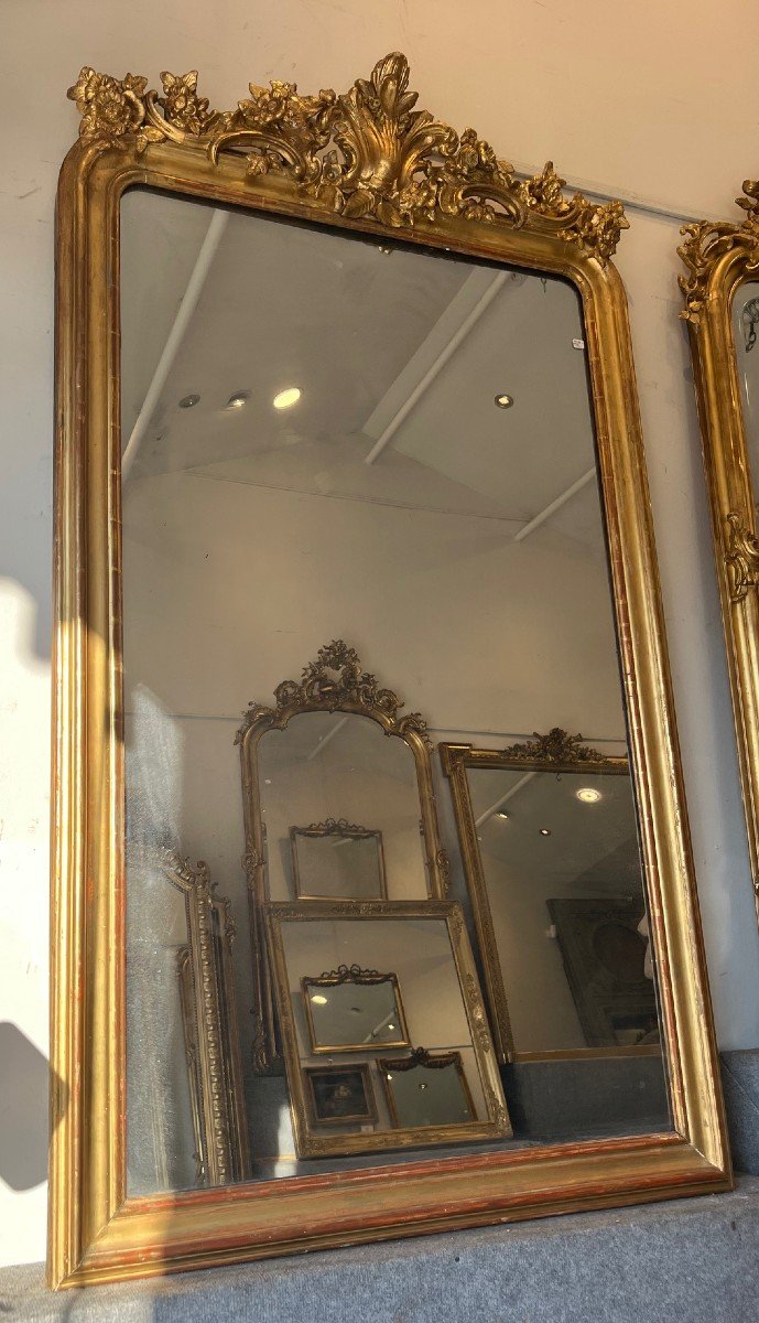 Louis Philippe Mirror With Pediment 104x182-photo-2