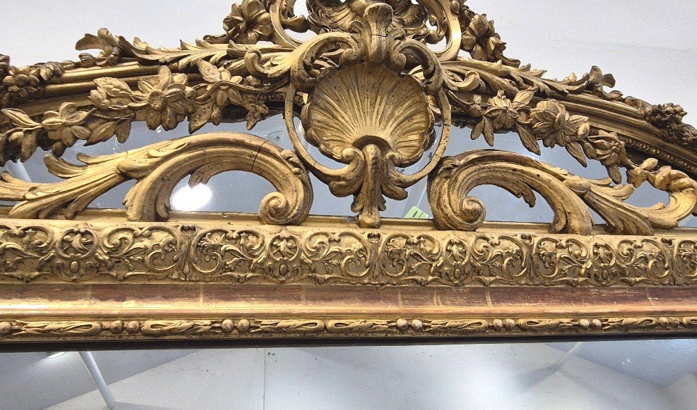 Louis Philippe Mirror Antique Glass 115*182 Cm-photo-3