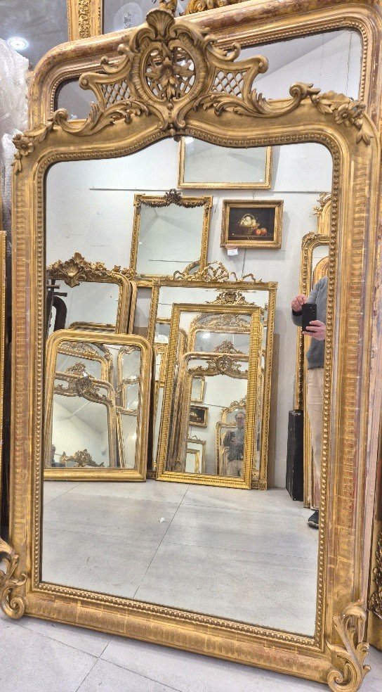 Louis Philippe Mirror Antique Mirror 108*168 Cm