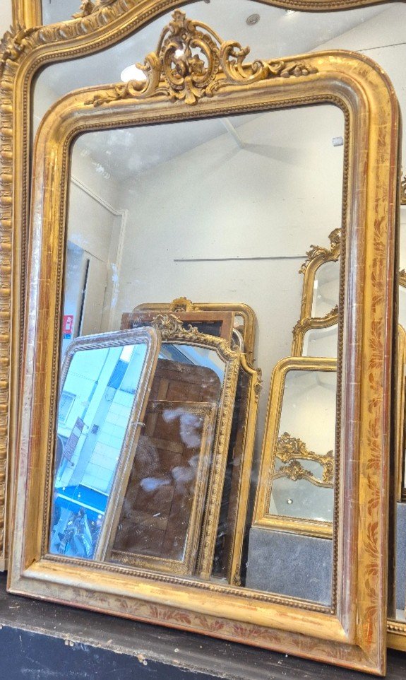 Louis Philippe Mirror Antique Glass 100*155 Cm