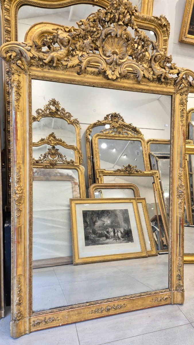 Miroir Napoléon III époque 