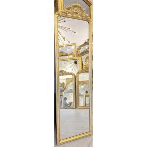 Miroir Louis Philippe  Doré 60*202cm