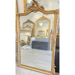 Miroir Louis XV  Doré  110*176cm