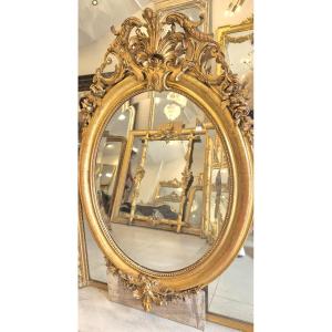 Miroir Oval Louis Philippe 78*125cm