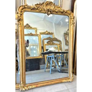 Large et haut miroir Louis PhiIippe  124*182 cm