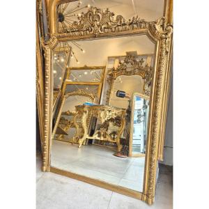 Large miroir Napoléon III glace cheminée 120*156 Cm