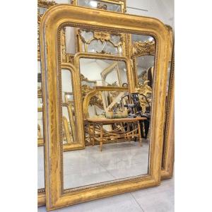 Miroir Louis Philippe Feuilles d'or  88*122cm