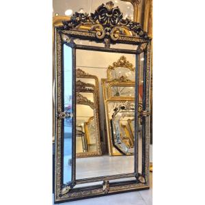 Miroir Napoleon III Noir Doré 90*170 Cm