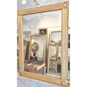 Rectangular Channel Mirror With Antique Mirror 96*69 Cm