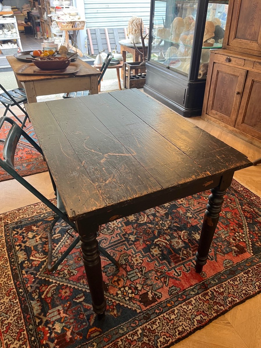 Black Patina Side Table-photo-4