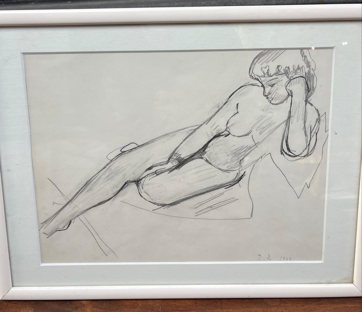 Sketch Of A Naked Woman