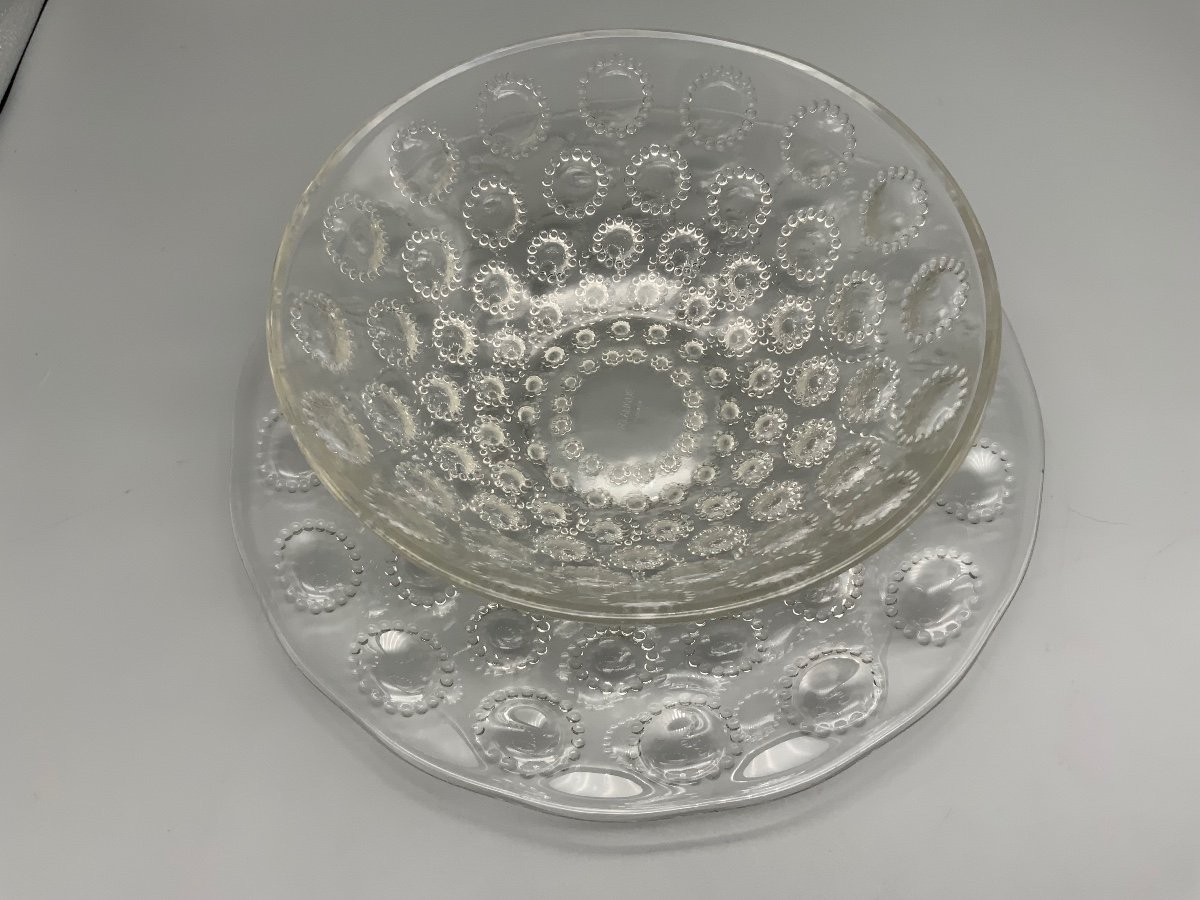 René Lalique Cup And Dish Asters-photo-4