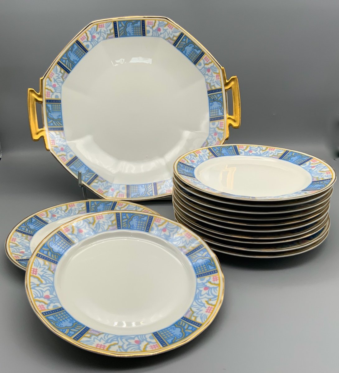 Limoges Porcelain Dessert Service 