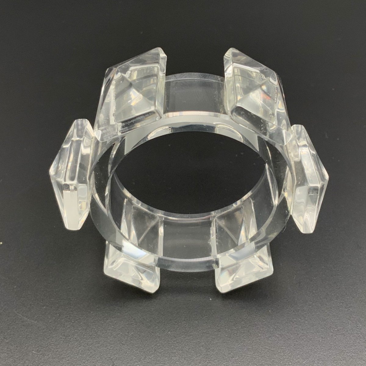 12 Glass Napkin Rings -photo-3