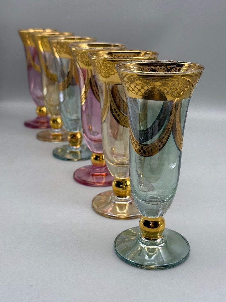 Murano 6 Champagne Flutes-photo-3