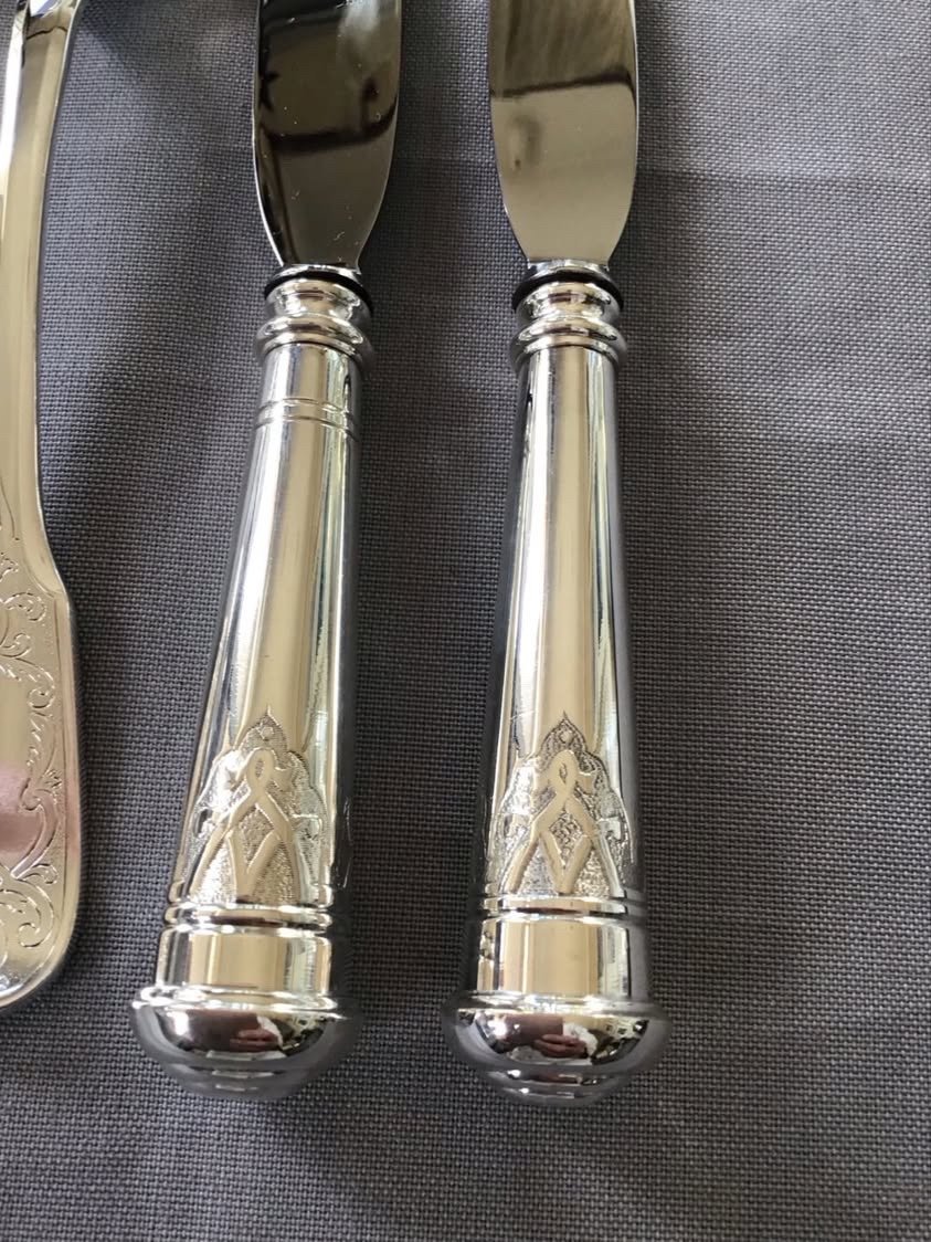 Boulenger Silver Metal Cutlery Set -photo-3