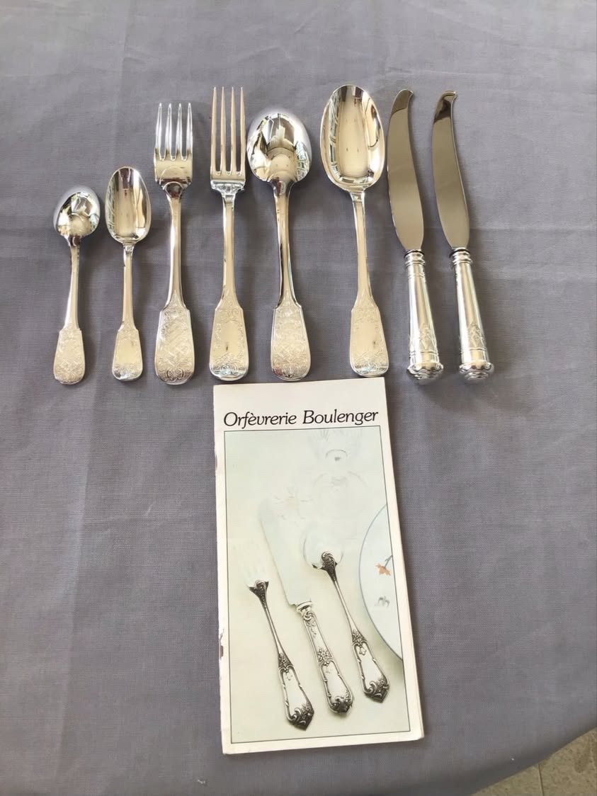 Boulenger Silver Metal Cutlery Set -photo-4