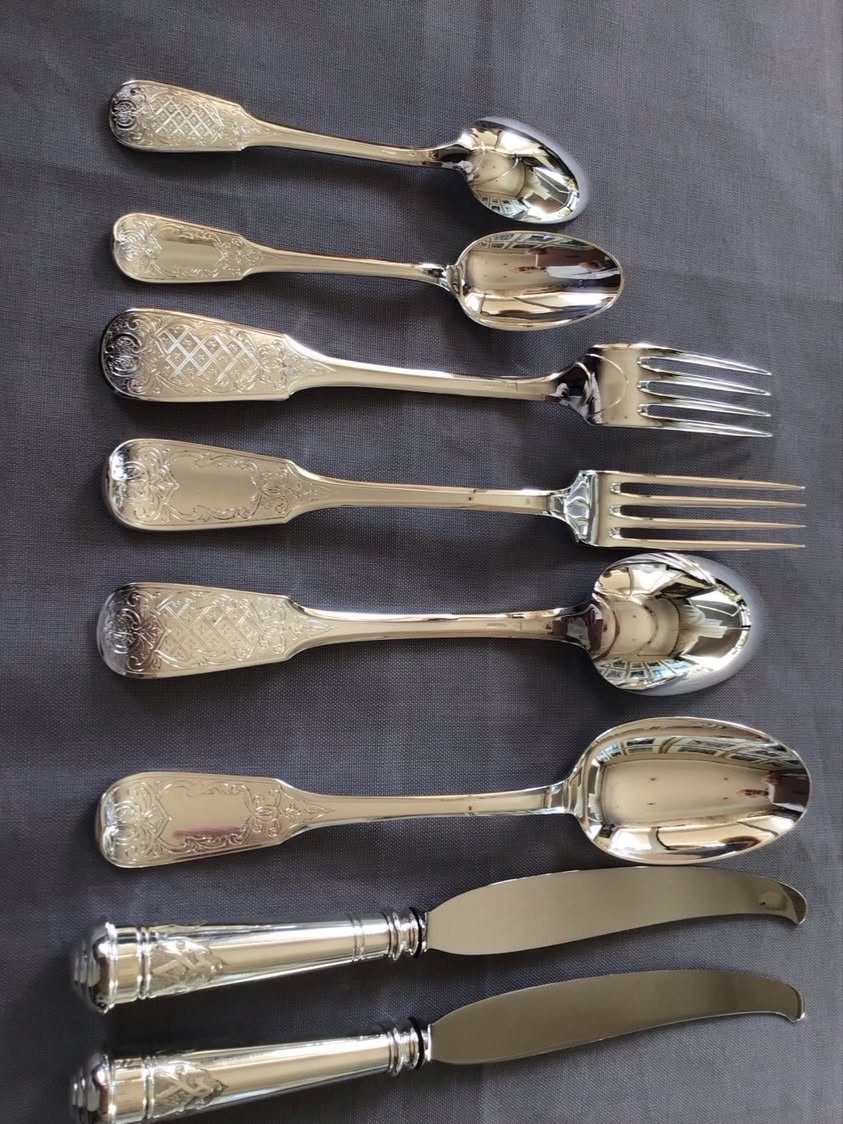 Boulenger Silver Metal Cutlery Set -photo-4