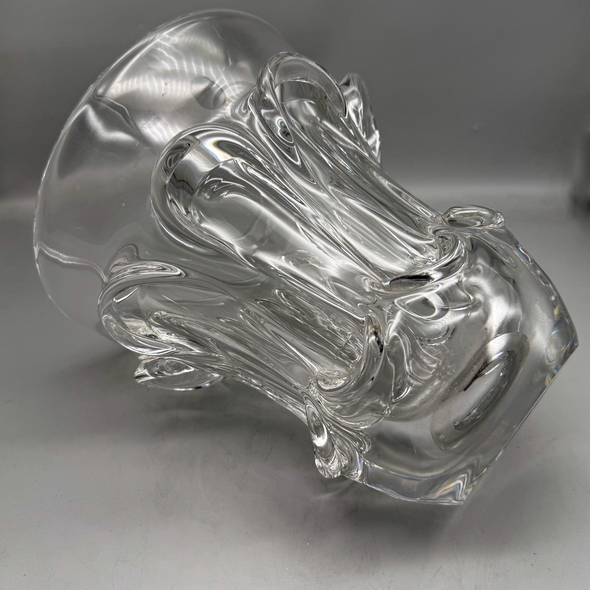 Vase En Cristal Val Saint Lambert Par Antonio Et Guido Bon 1950-1959-photo-3