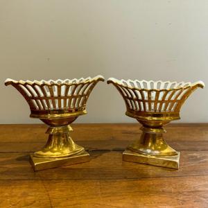Pair Of Empire Mounted Cups